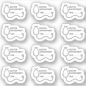 Sticker Médecin Rappel de rendez-vous planificateur de sui (Devant)