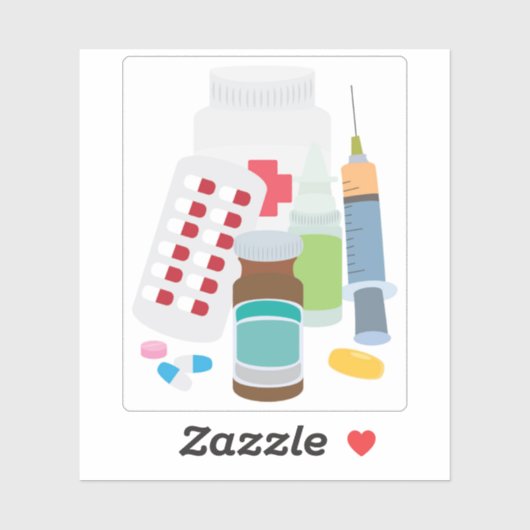 Sticker Médicaments (Feuille)