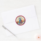 STICKER Medicine Buddha - met mantra (Envelop)