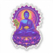 Sticker Medicine Buddha Tibetan Buddhist Healing Deity (Devant)
