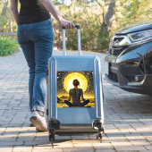Sticker Méditation féminine sous la lune céleste (Valise Insitu)