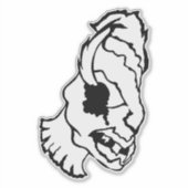 Sticker Medusa 8MMHeads Diecut 2025 Horror Book Awaynowe (Devant)