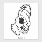 Sticker Medusa 8MMHeads Diecut 2025 Horror Book Awaynowe (Feuille)