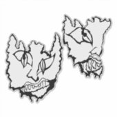 Sticker Medusa awaynowe Horror 11MMHeads DoubleHeaded 2025 (Devant)