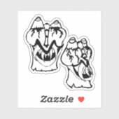 Sticker Medusa awaynowe Horror 12MMHeads DoubleHeaded 2025 (Feuille)