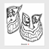 Sticker Medusa awaynowe Horror 13MMHeads DoubleHeaded 2025 (Feuille)