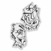 Sticker Medusa awaynowe Horror 14MMHeads DoubleHeaded 2025 (Devant)