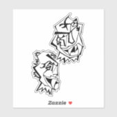 Sticker Medusa awaynowe Horror 14MMHeads DoubleHeaded 2025 (Feuille)