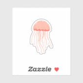 Sticker Méduse (Feuille)