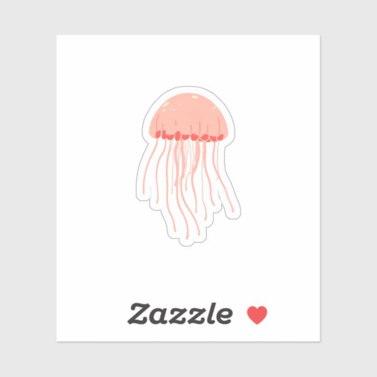 Sticker Méduse (Feuille)