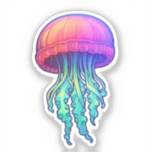 Sticker Méduse de dessin (Recto)