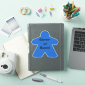 Sticker Meeple bleu (Couverture iPad)