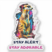 Sticker Meerkat (Devant)