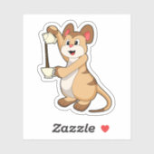 Sticker Meerkat with coffee pot & coffee.PNG (Feuille)