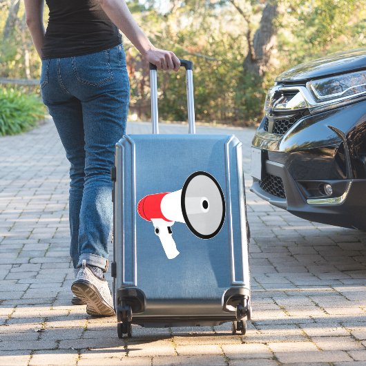 Sticker Mégaphone (Valise Insitu)