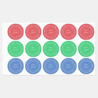 Sticker Megillat Esther Hebrew pour Mishloach Mano