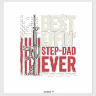 Sticker Meilleur beau-père Effin de tous les temps Vector 