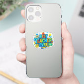 Sticker Meilleur Enseignant Ever | Reconnaissance (Téléphone)