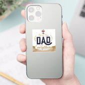 Sticker Meilleur Papa – Conception Merci (Téléphone)