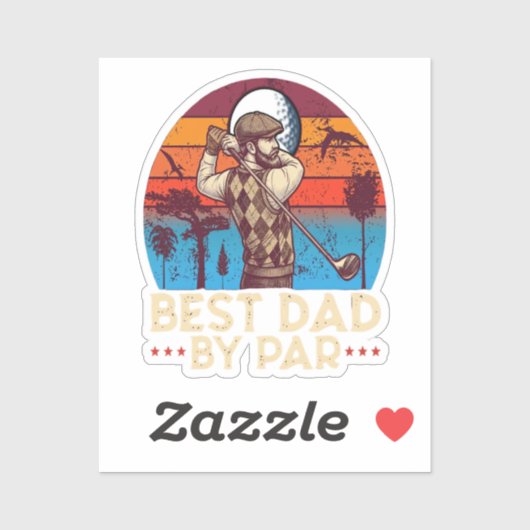 Sticker Meilleur Papa Par (Feuille)
