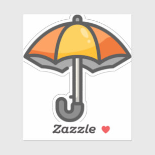 Sticker meilleur parapluie
