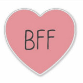 Sticker Meilleure amie  (Devant)