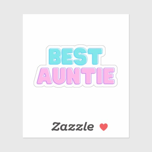 Sticker Meilleure fille (Feuille)