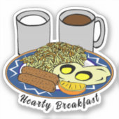 Sticker Meilleure journée de petit déjeuner (Recto)