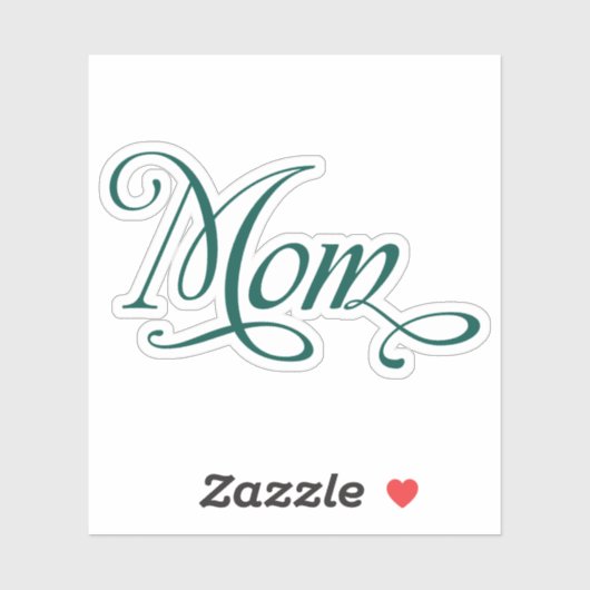 Sticker Meilleure MAMAN de tous les temps (Feuille)