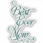 Sticker Meilleure MAMAN de tous les temps (Devant)