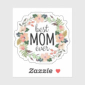 Sticker Meilleure Mère du Monde (Feuille)