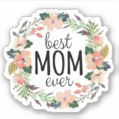 Sticker Meilleure Mère du Monde (Devant)