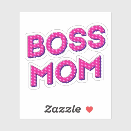 Sticker Meilleure MOM jamais (Feuille)