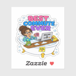 Sticker Meilleure Navette de Tous les Temps Drôle de Trava