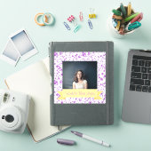 Sticker Meilleure photo de nièce sur mesure avec étoiles v (Couverture iPad)