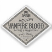 Sticker Meilleure Potion de Magie de Sang de Vampire Hallo (Devant)