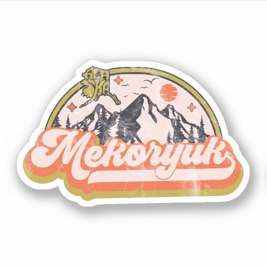 Sticker Mekoryuk, Alaska (Devant)