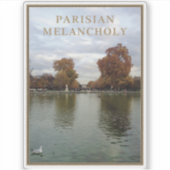 Sticker Melancholy parisien (Devant)