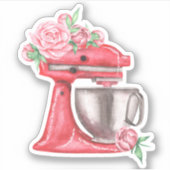 Sticker Mélangeur de soie rose (Devant)