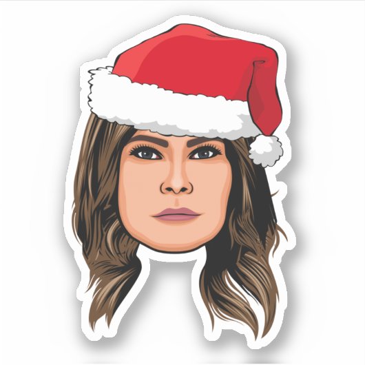 STICKER MELANIA TRUMP (Devant)