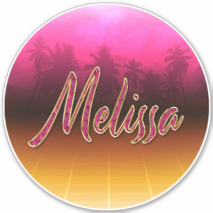 Sticker Melissa Prénom