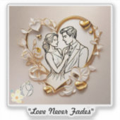 Sticker "Mélodie du coeur de l'amour" (Devant)