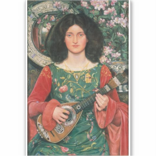 Sticker Melody (Musica), c. 1895/1897 par Kate Bunce (Devant)