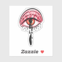 Melting Oeil Psychédélique Pastel Goth Art