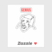 Sticker Mème génial (Feuille)