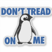 Sticker Mème politique amusant tarif Penguin (Devant)