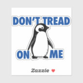 Sticker Mème politique amusant tarif Penguin (Feuille)