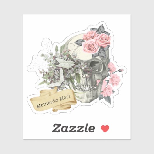 Sticker Memento Mori (Feuille)