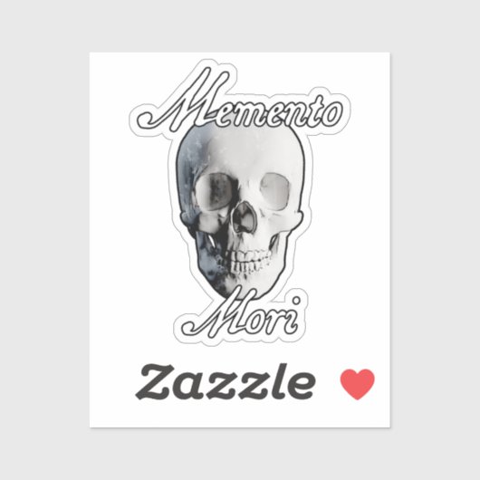 Sticker Memento Mori (Feuille)