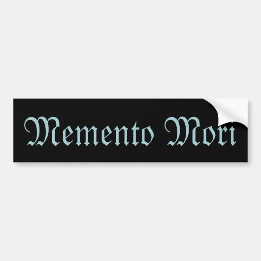 Sticker Memento Mori (Souvenez-vous de la mort) (Devant)